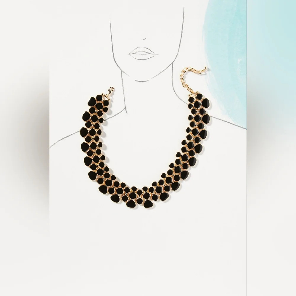 Fashion Jewelry Scattered Stone Necklace and Earing Set - Picture 3 of 4